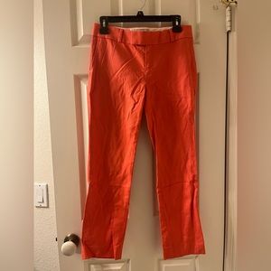 banana republic women’s coral melon straight leg dress pants